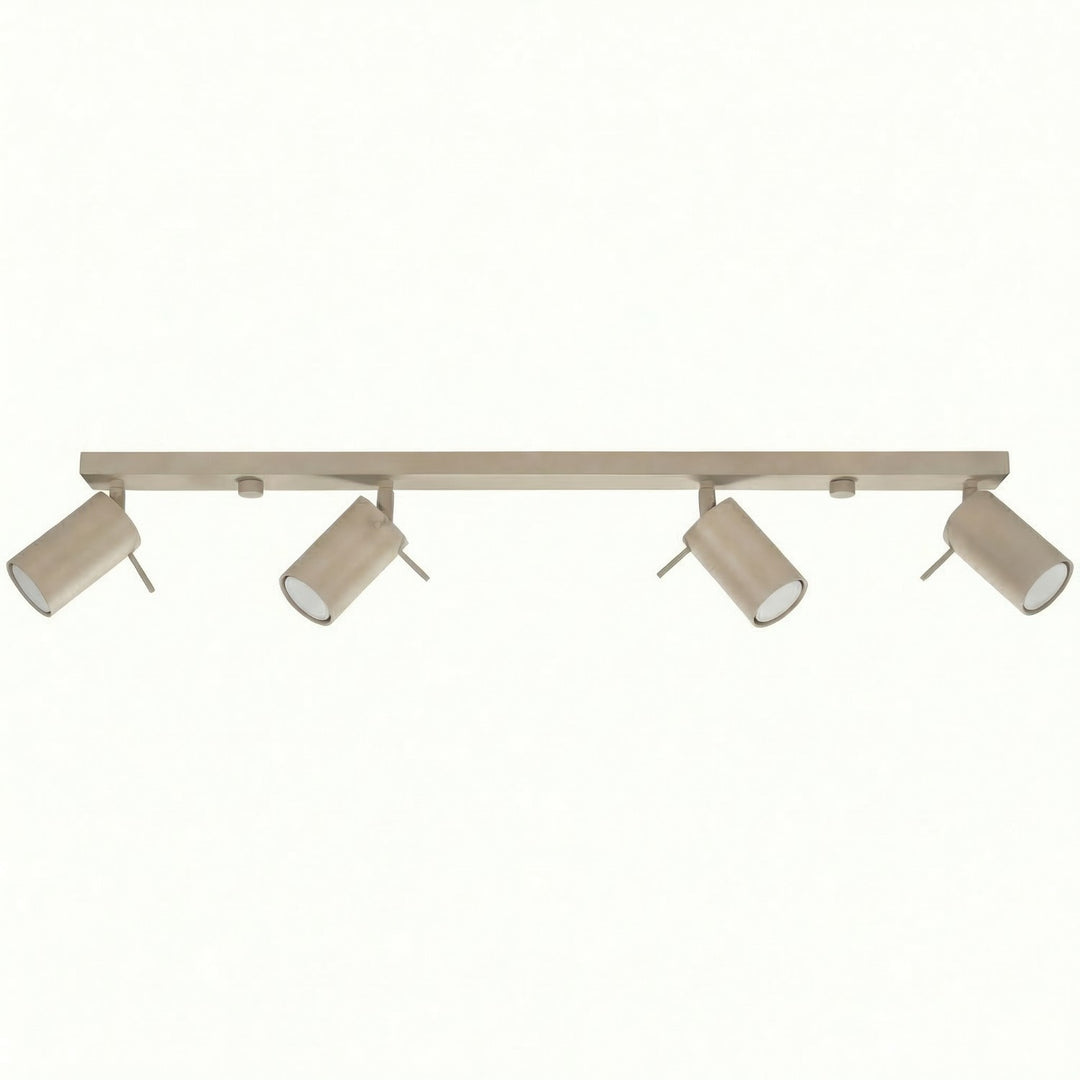 Loftlampe RING 4L gråbrun