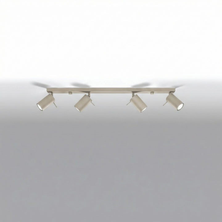 Loftlampe RING 4L gråbrun