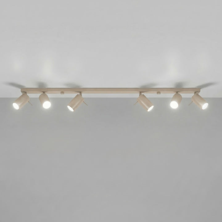 Loftlampe RING 6L gråbrun