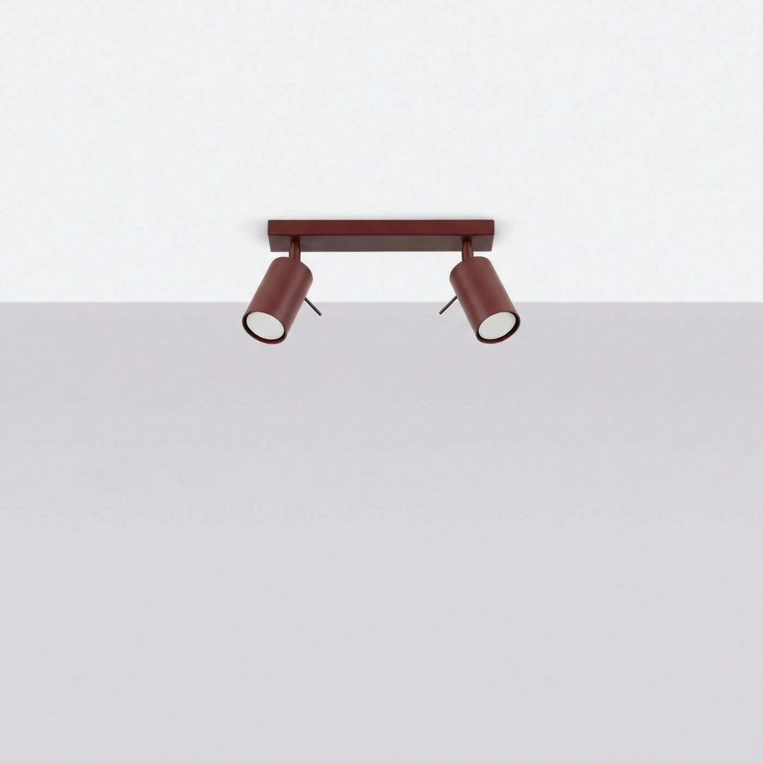 Loftlampe RING 2 bordeaux