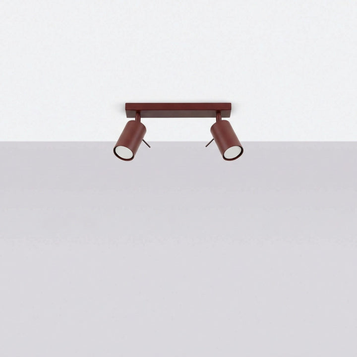 Loftlampe RING 2 bordeaux