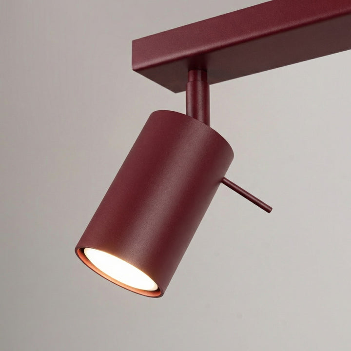 Loftlampe RING 2 bordeaux
