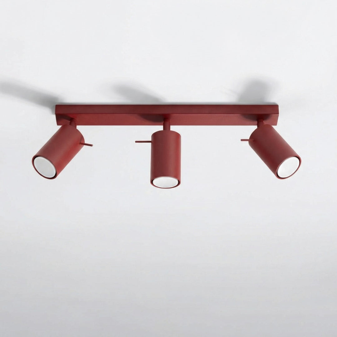 Loftlampe RING 3 bordeaux