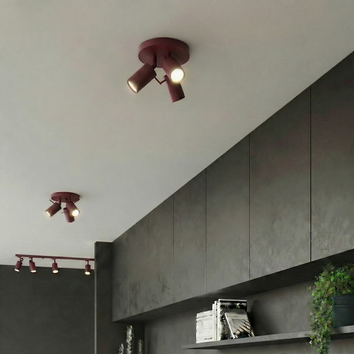 Loftlampe RING 3P bordeaux
