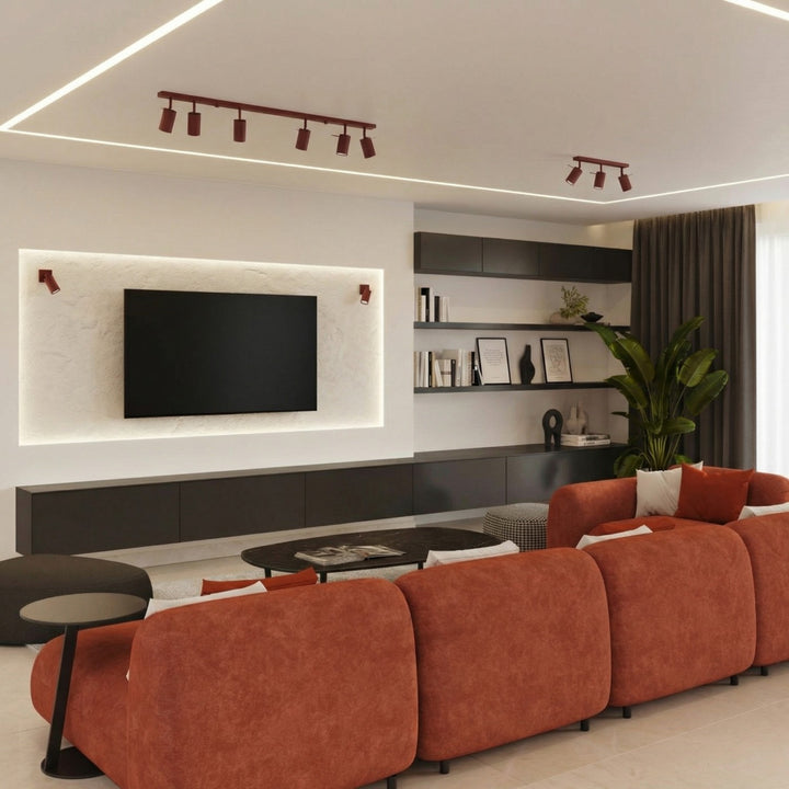 Loftlampe RING 4L bordeaux