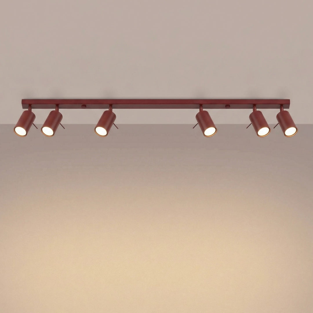 Loftlampe RING 6L bordeaux
