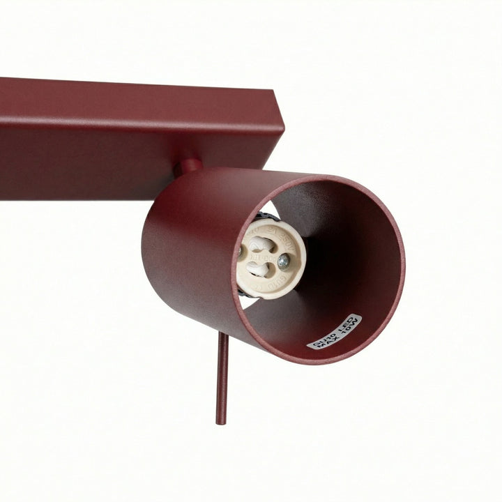 Loftlampe RING 6L bordeaux
