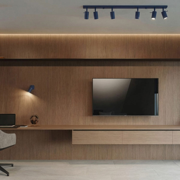 Loftlampe RING 3 ultramarin