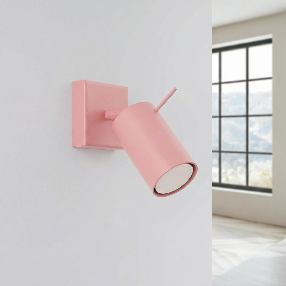 Væglampe RING pink