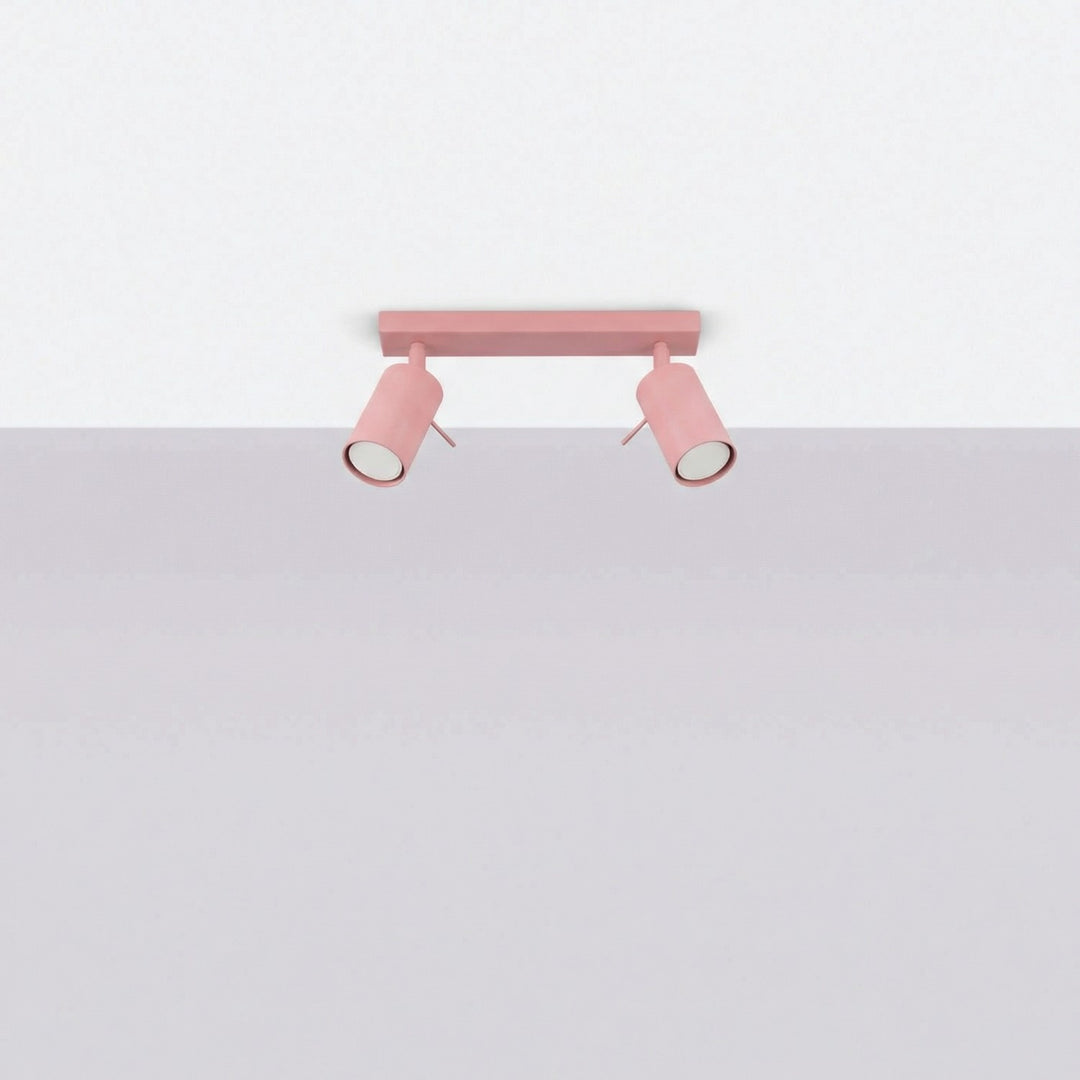 Loftlampe RING 2 pink
