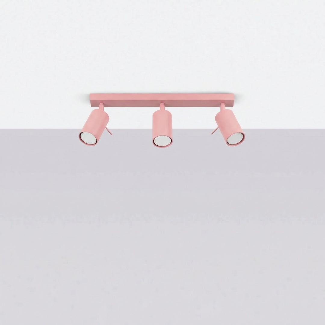 Loftlampe RING 3L pink