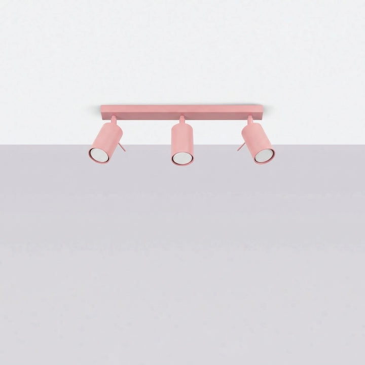 Loftlampe RING 3L pink