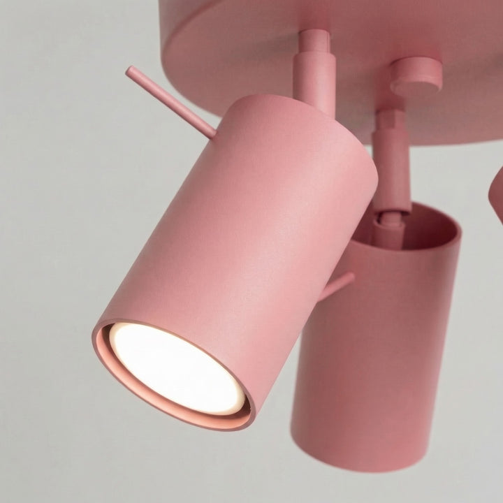 Loftlampe RING 3P pink