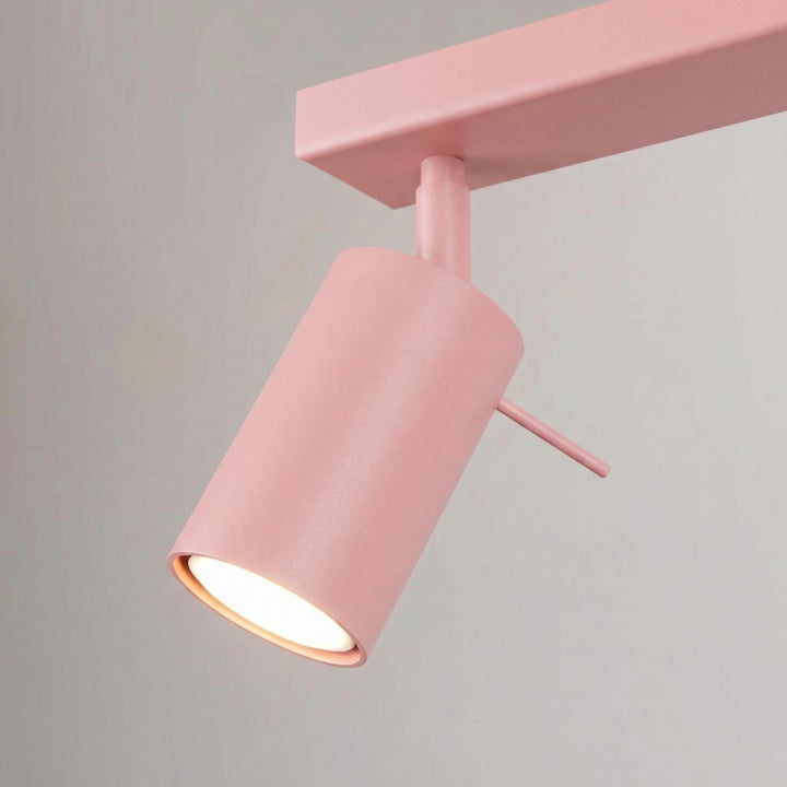 Loftlampe RING 4L pink