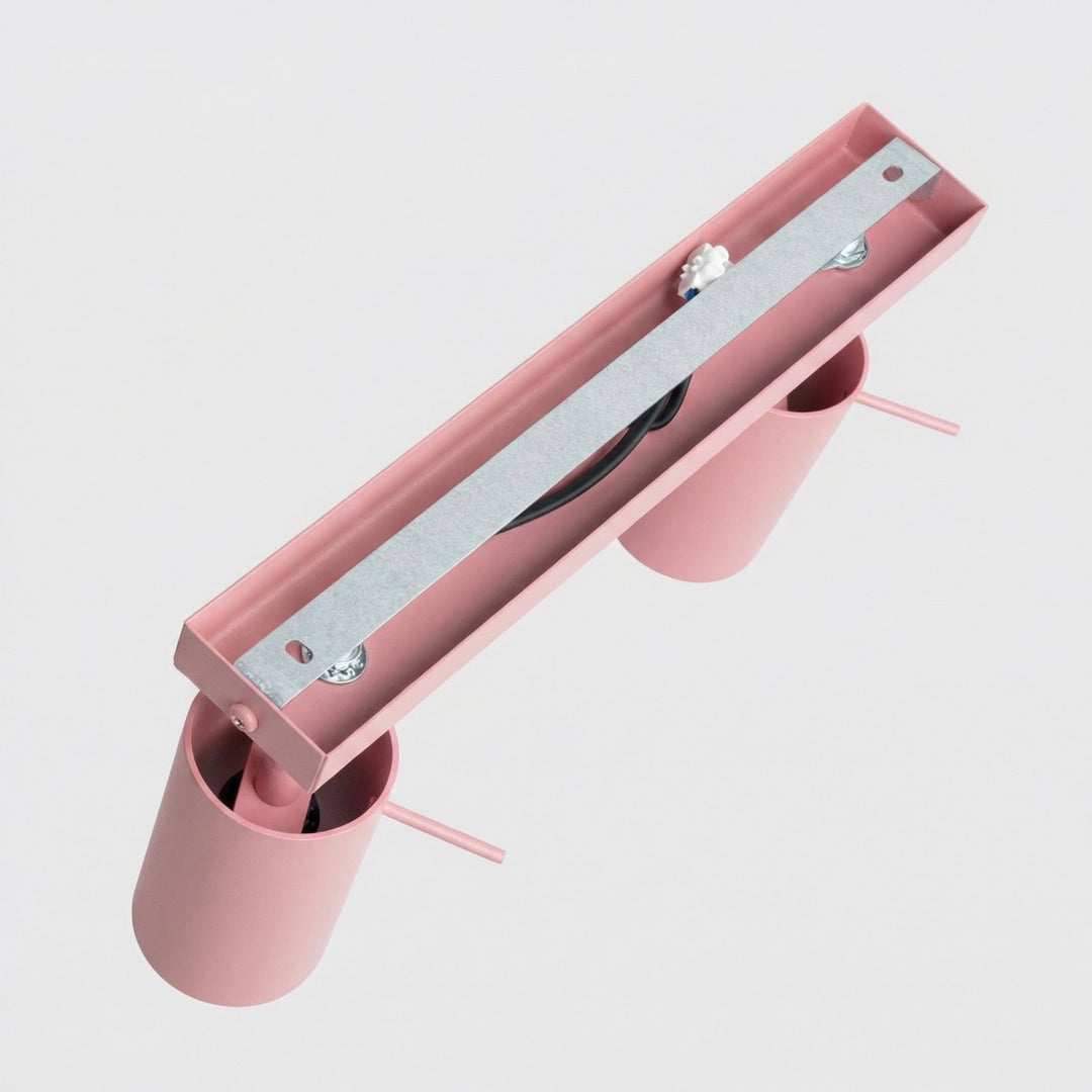 Loftlampe RING 6L pink