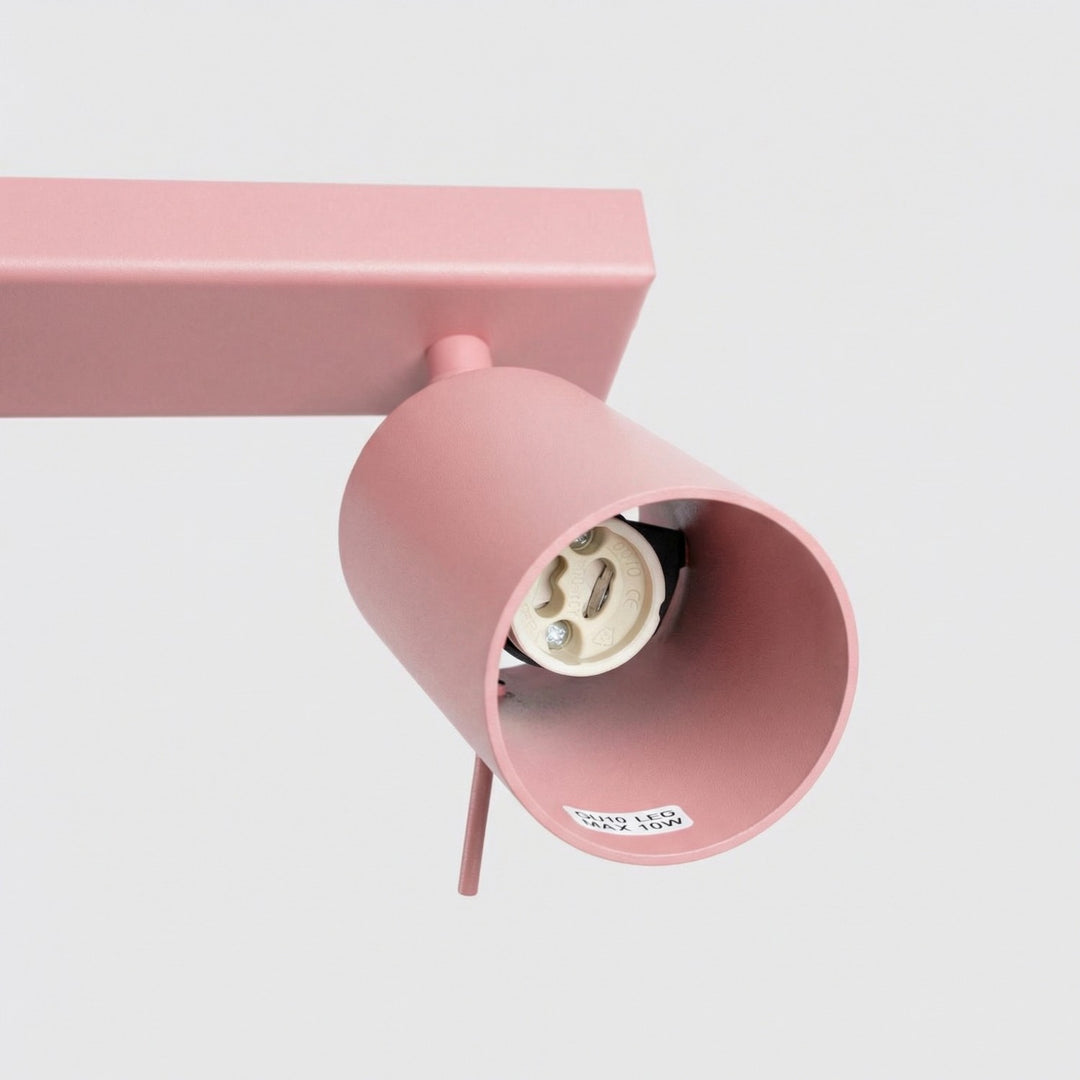 Loftlampe RING 6L pink