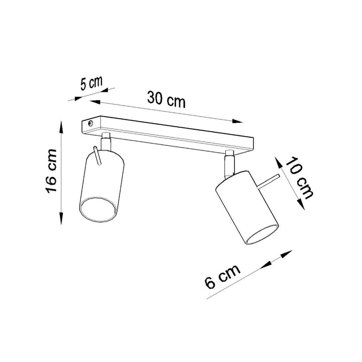 Loftlampe RING 2 salvie