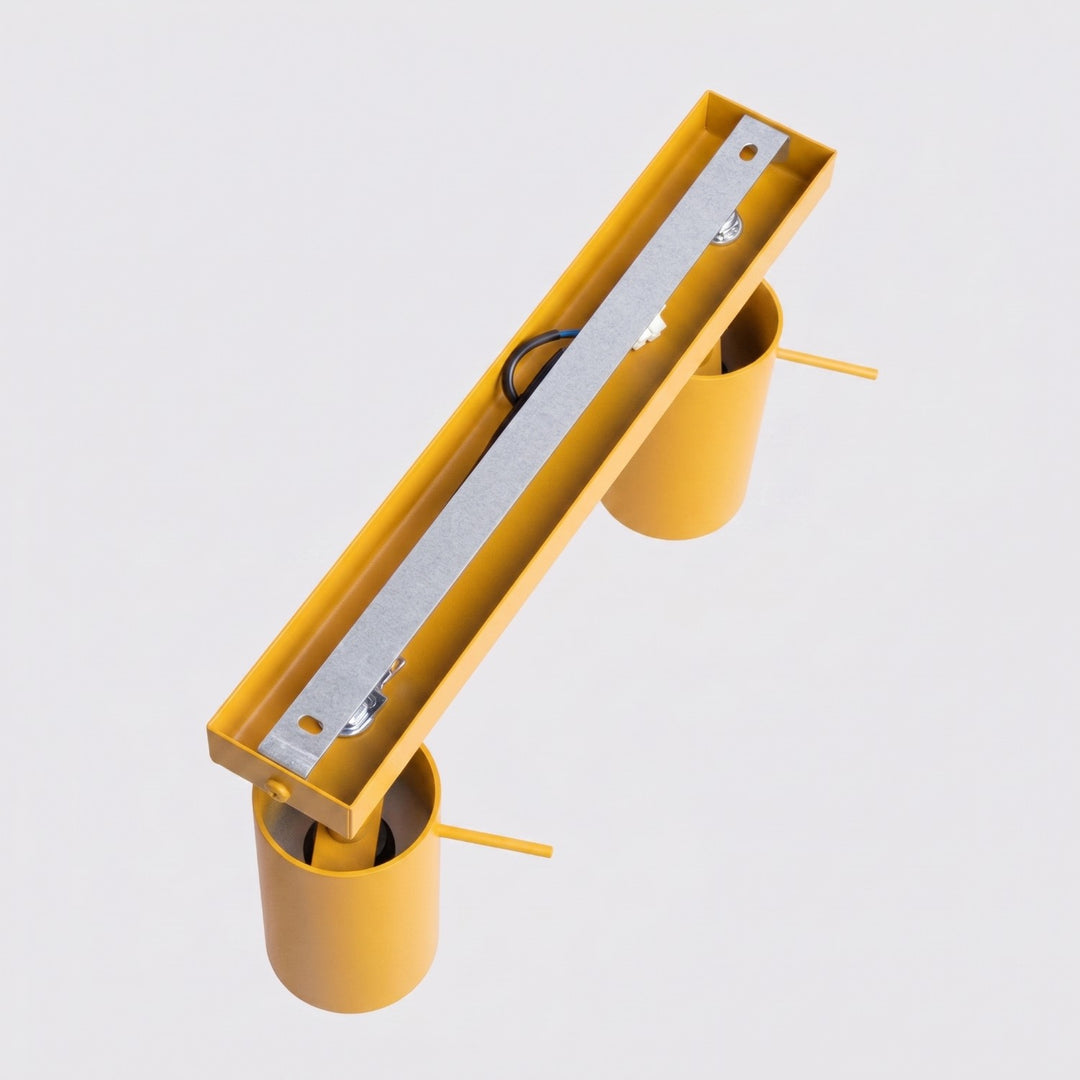 Loftlampe RING 2 gul