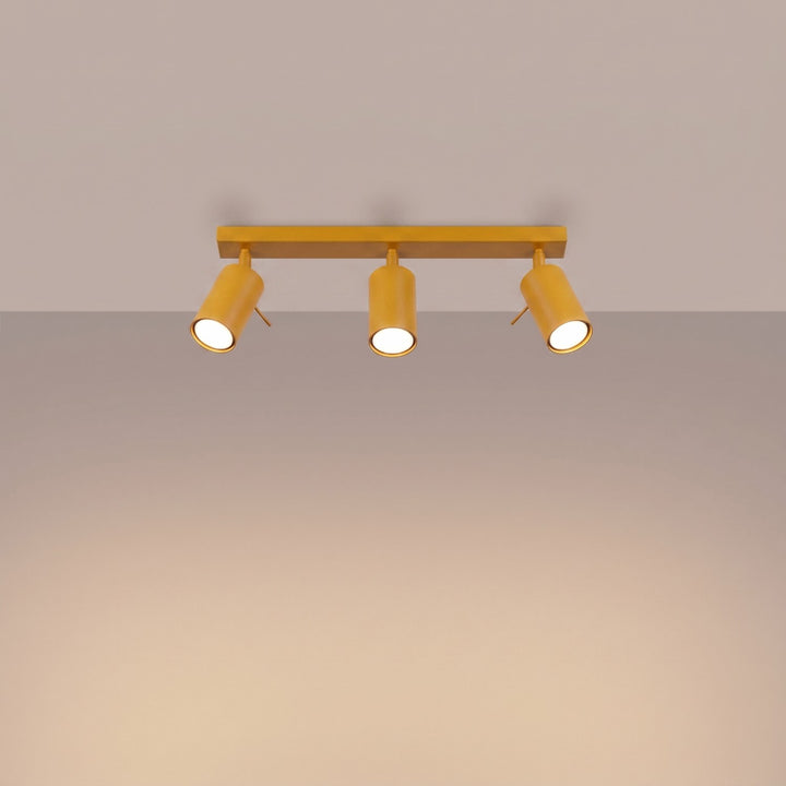 Loftlampe RING 3L gul