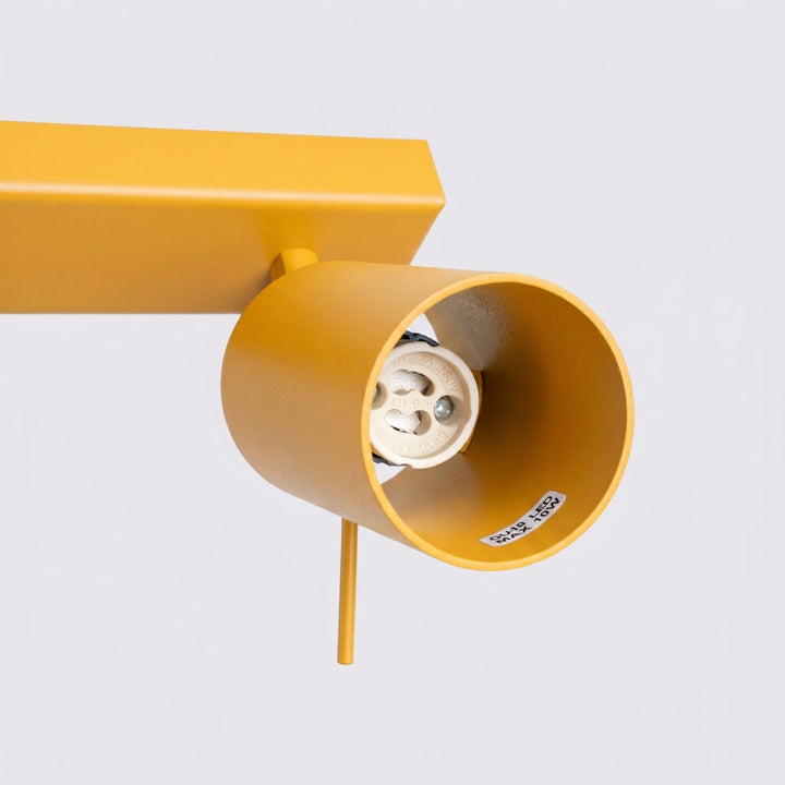 Loftlampe RING 3L gul
