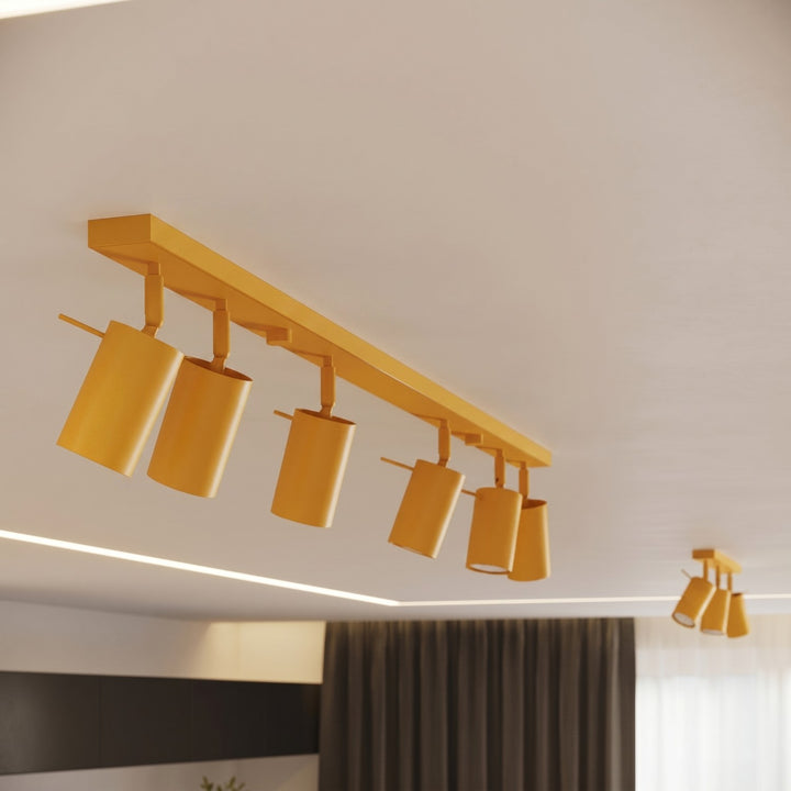 Loftlampe RING 3P gul