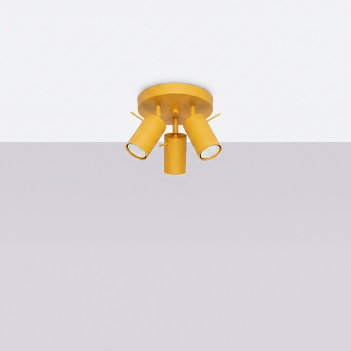 Loftlampe RING 3P gul
