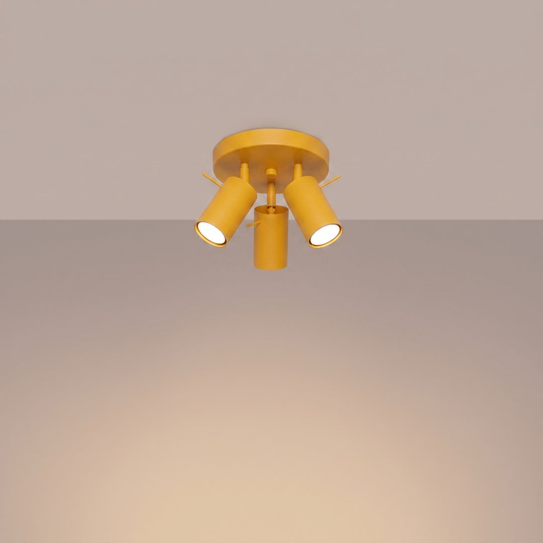 Loftlampe RING 3P gul