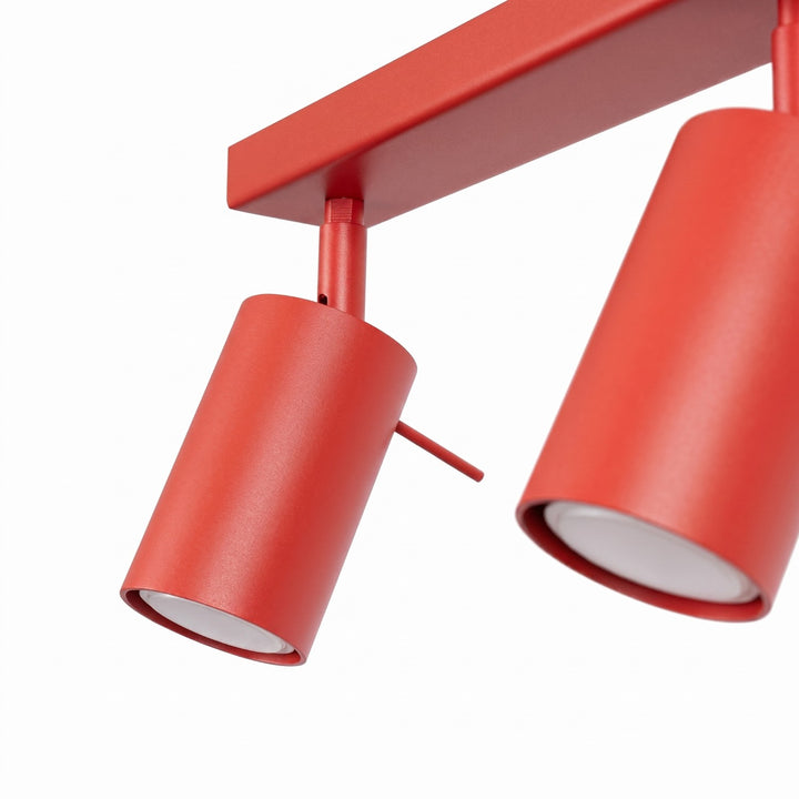 Loftlampe RING 2 rød
