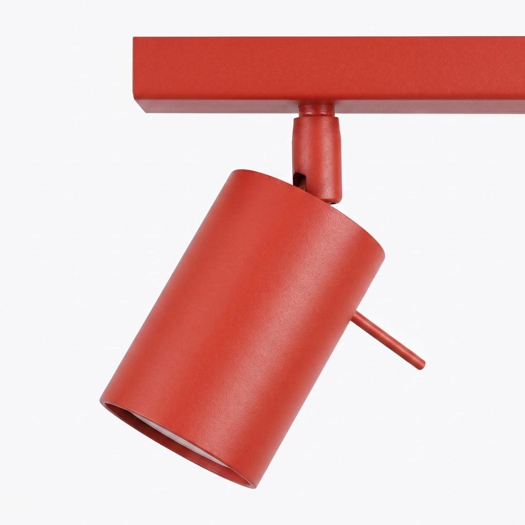 Loftlampe RING 4L rød