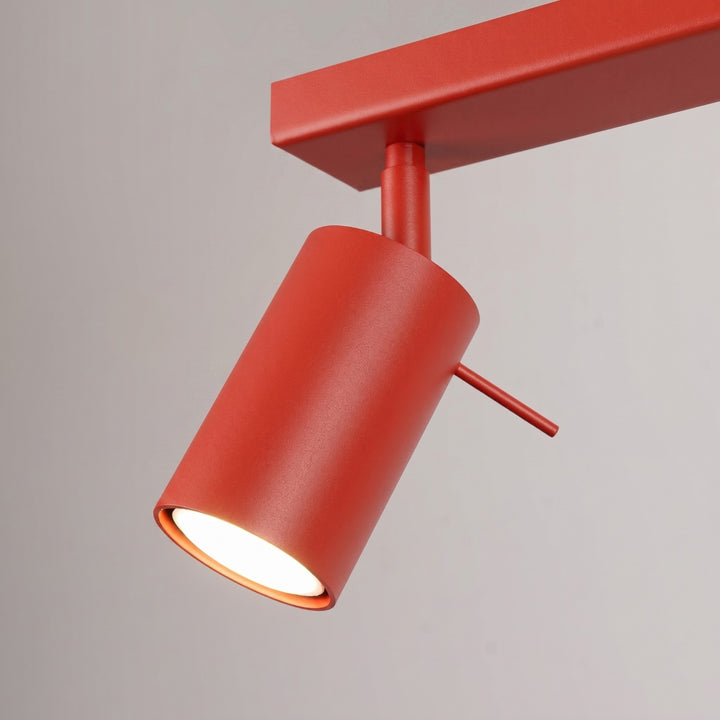 Loftlampe RING 6L rød