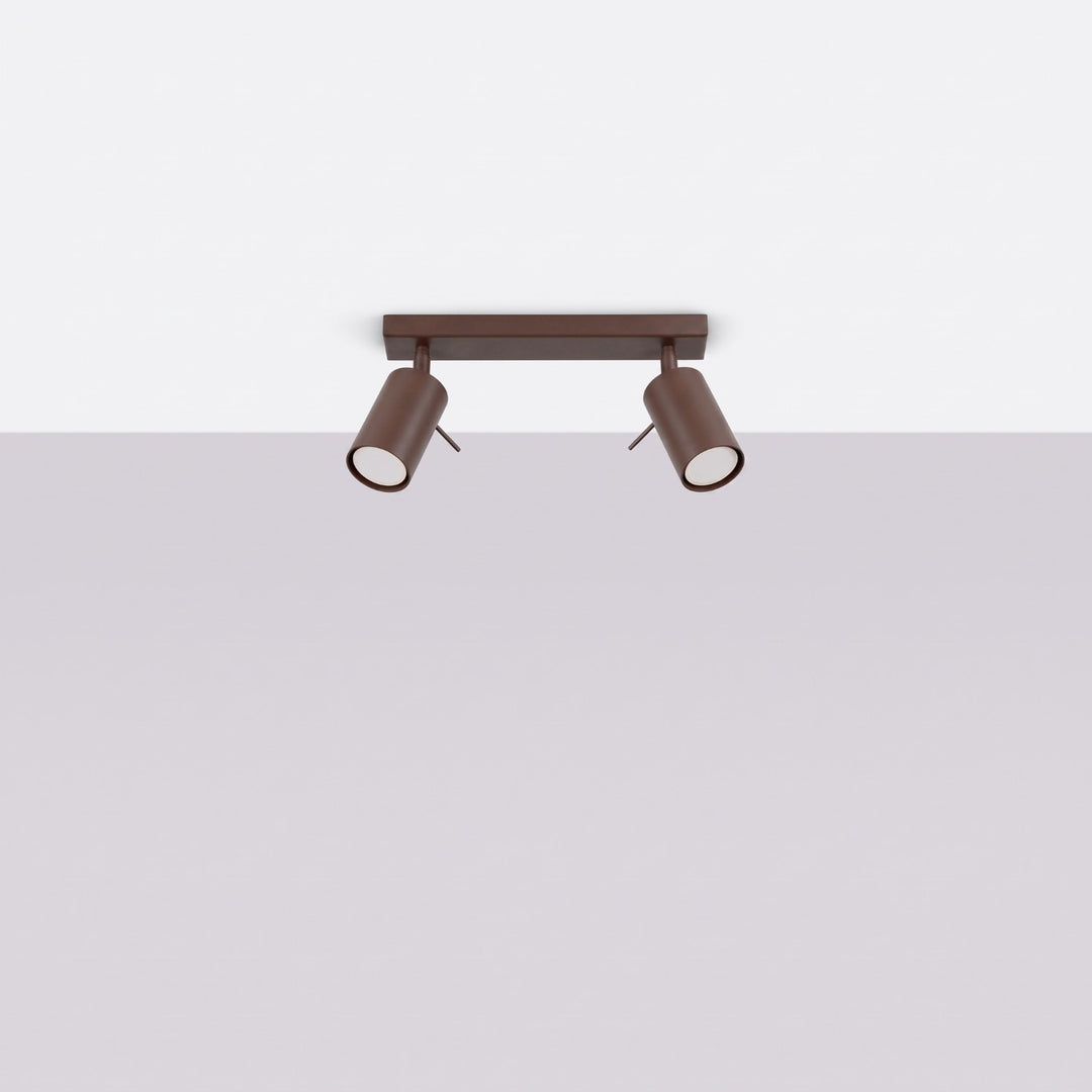 Loftlampe RING 2 brun
