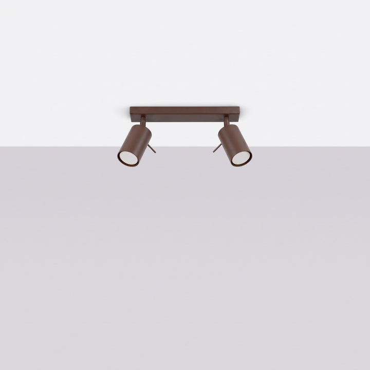Loftlampe RING 2 brun