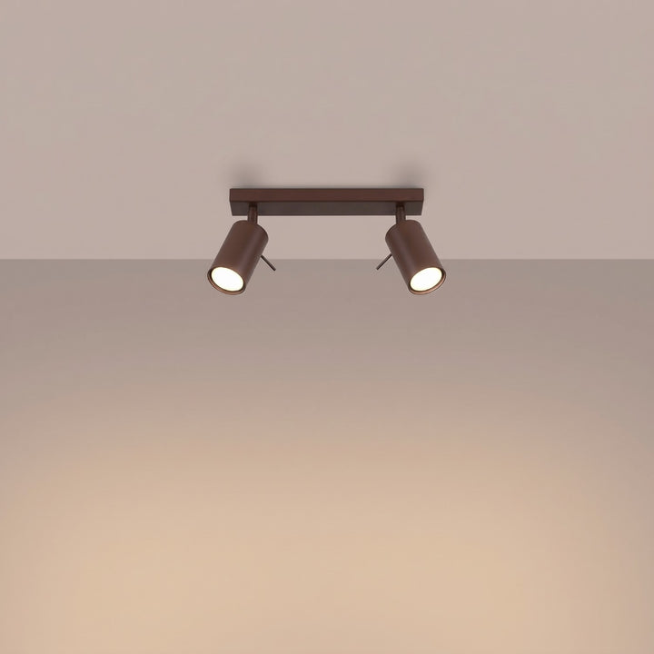 Loftlampe RING 2 brun