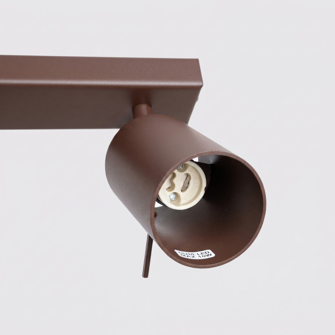 Loftlampe RING 3L brun