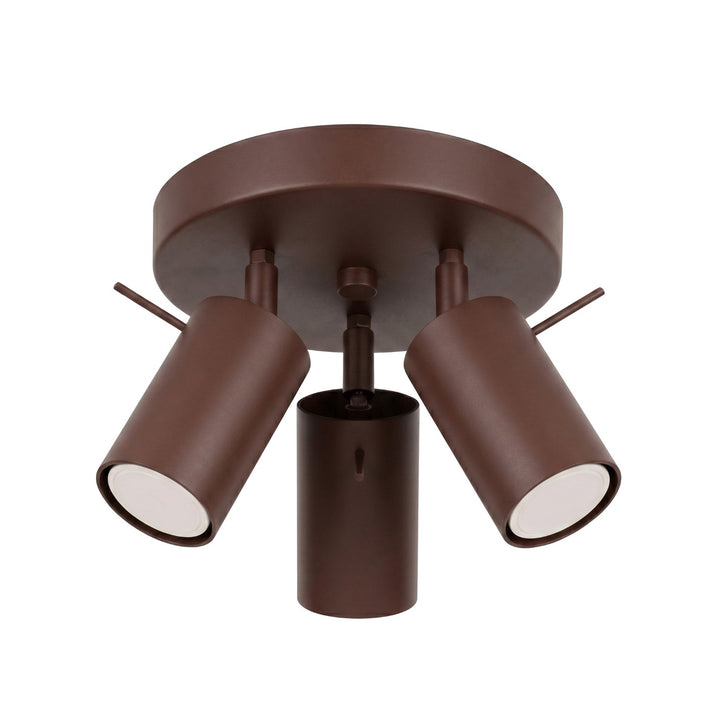 Loftlampe RING 3P brun