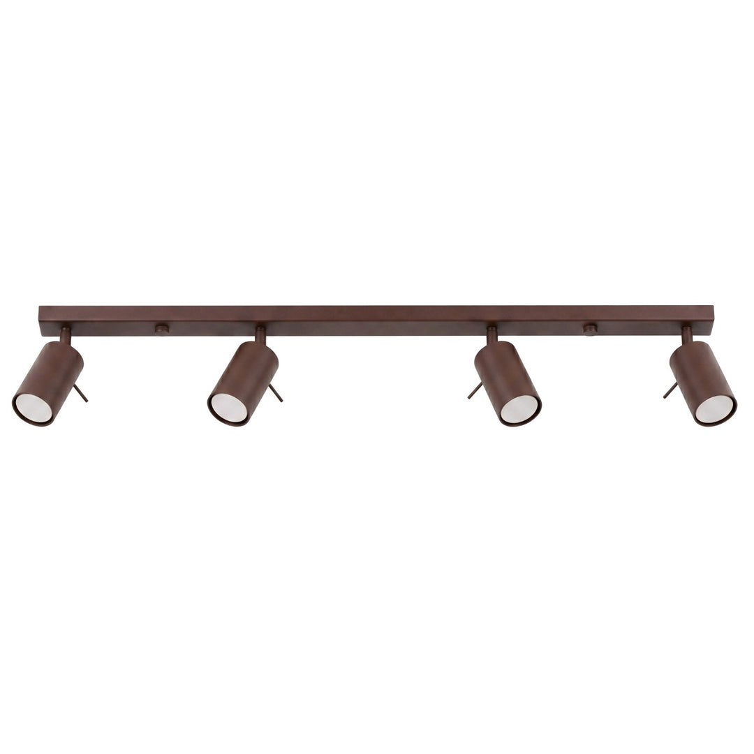 Loftlampe RING 4L brun