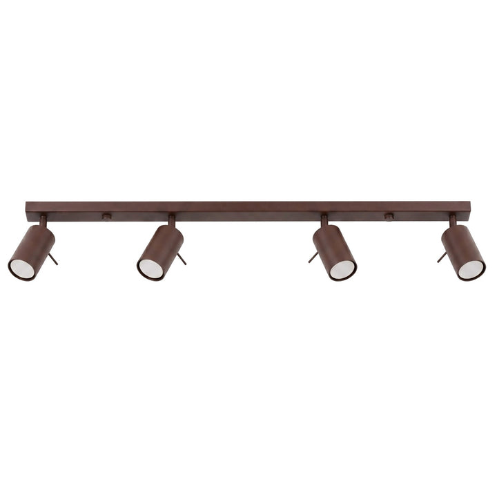 Loftlampe RING 4L brun