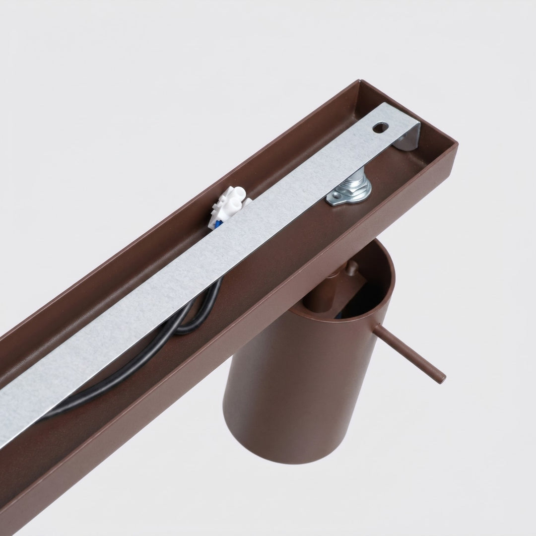 Loftlampe RING 4L brun