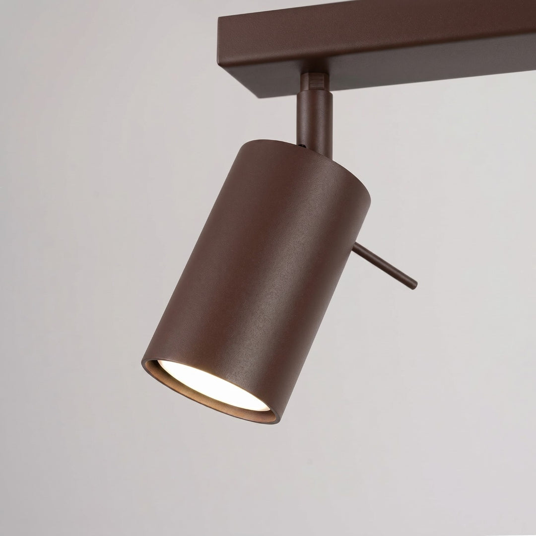 Loftlampe RING 4L brun