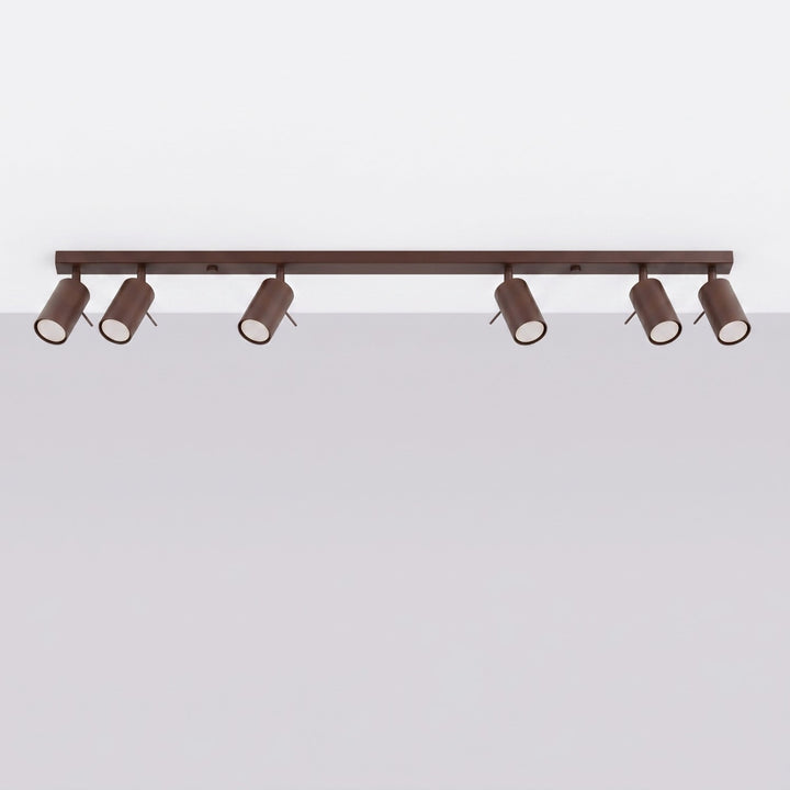 Loftlampe RING 6L brun