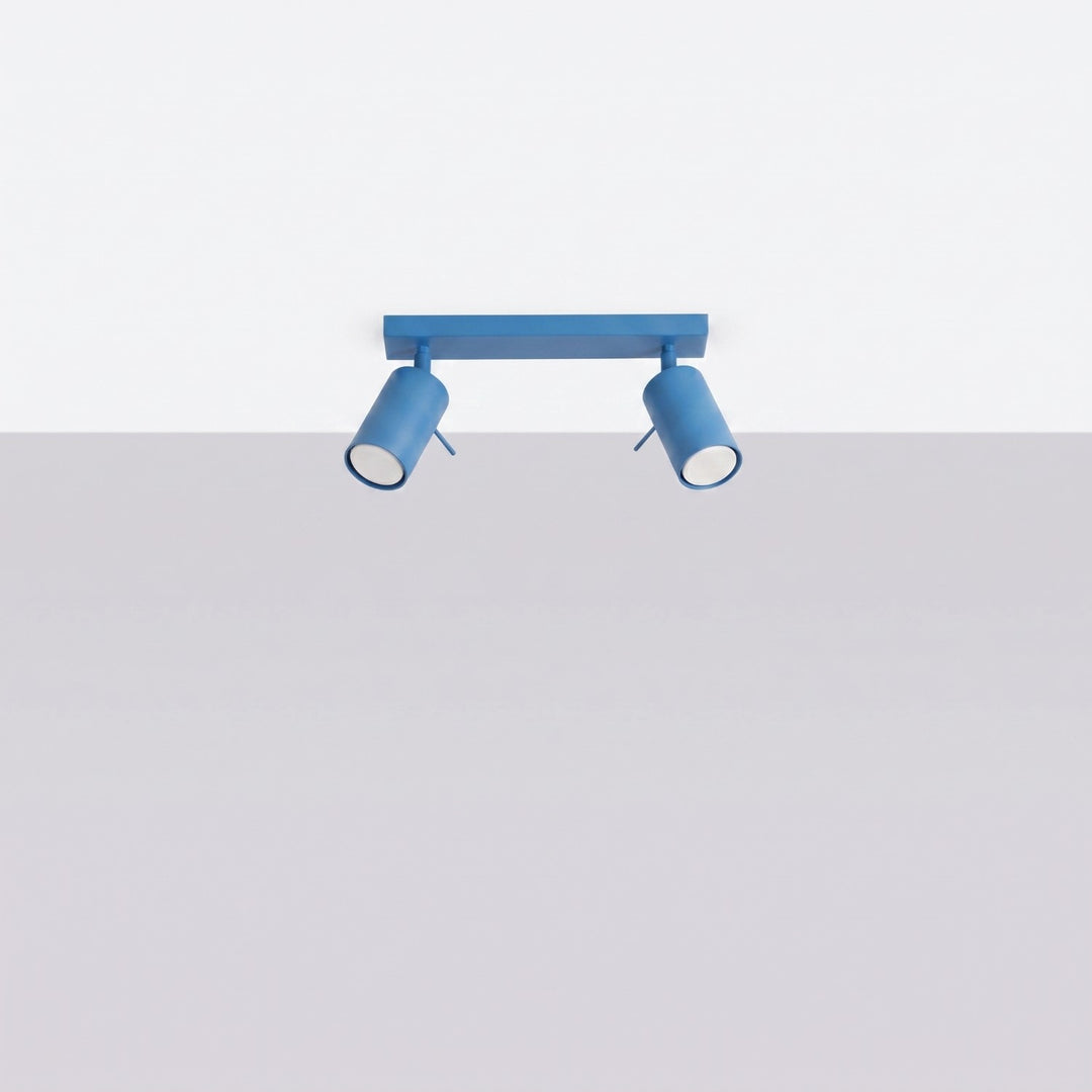 Loftlampe RING 2 azurblå