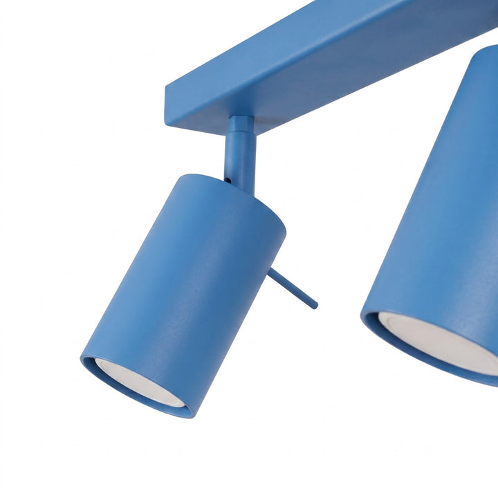 Loftlampe RING 2 azurblå