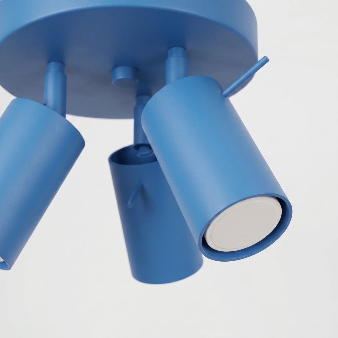 Loftlampe RING 3P azurblå
