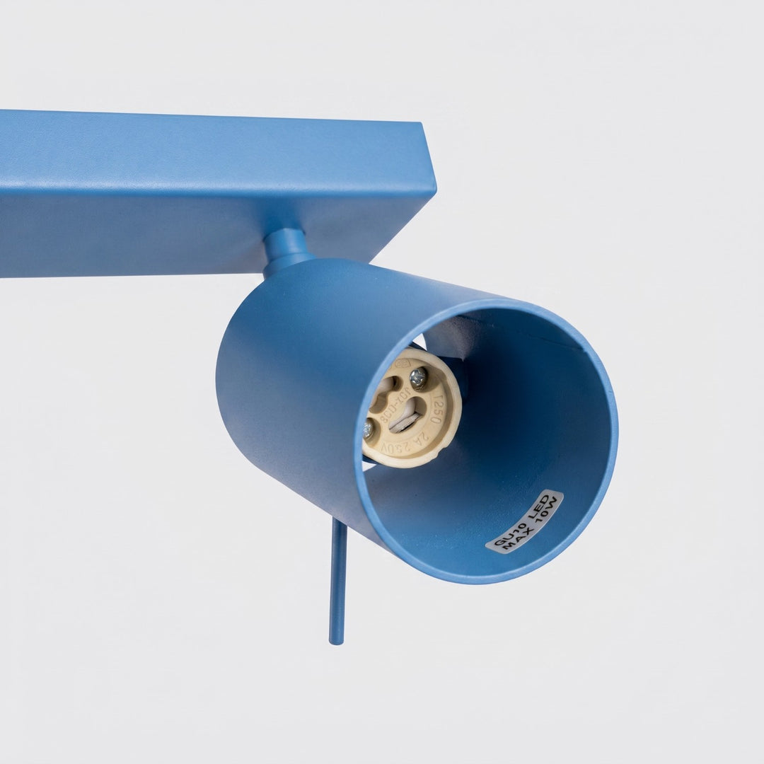 Loftlampe RING 4L azurblå