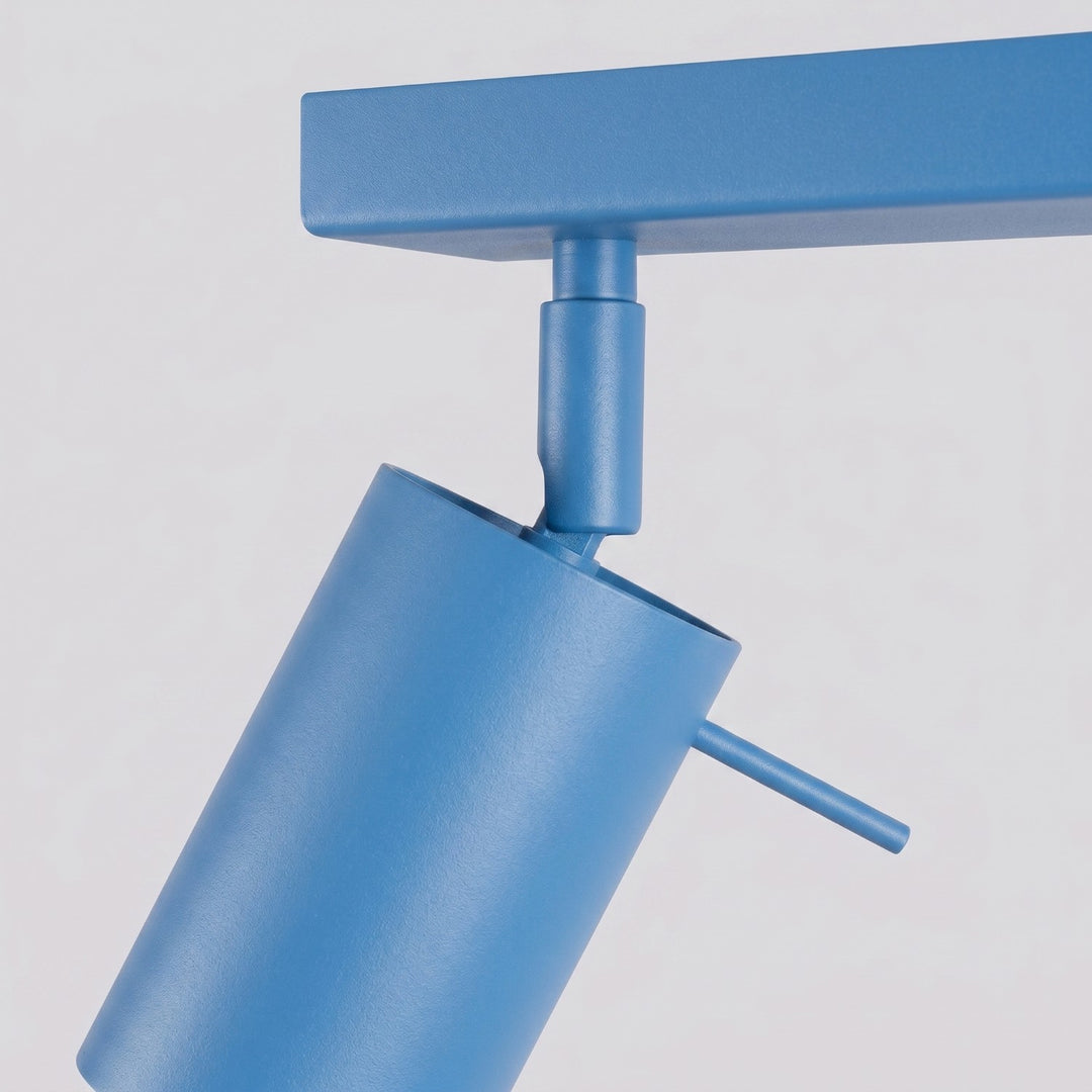 Loftlampe RING 4L azurblå