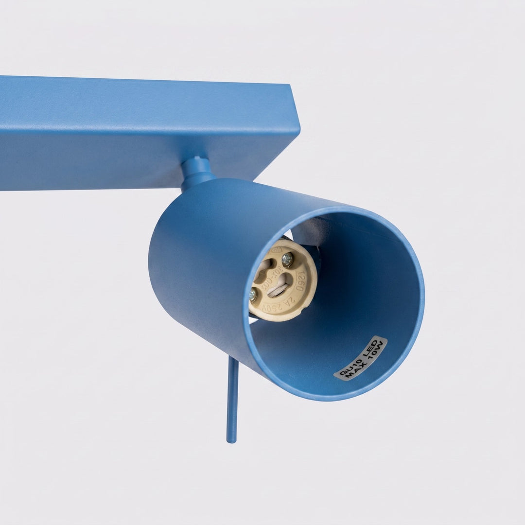 Loftlampe RING 6L azurblå