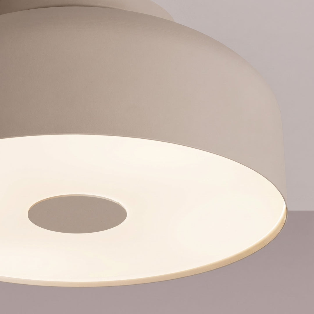 Loftlampe OMIQ gråbrun
