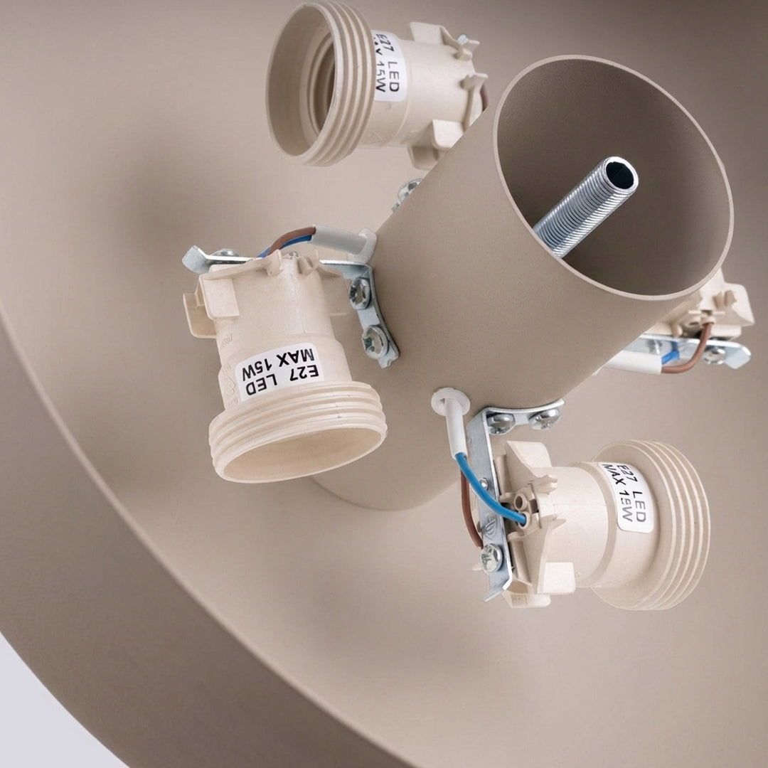 Loftlampe OMIQ gråbrun