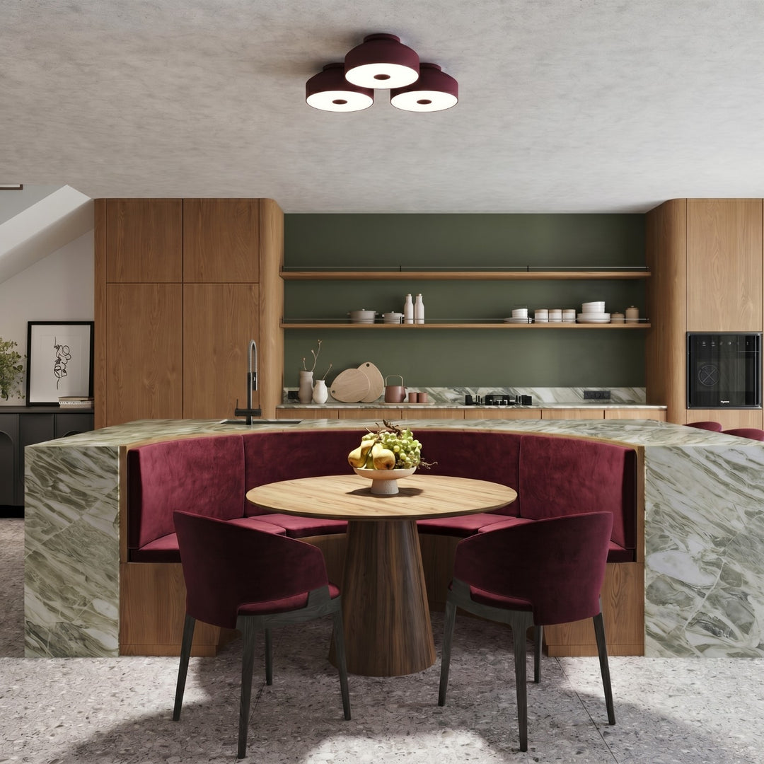 Loftlampe OMIQ bordeaux