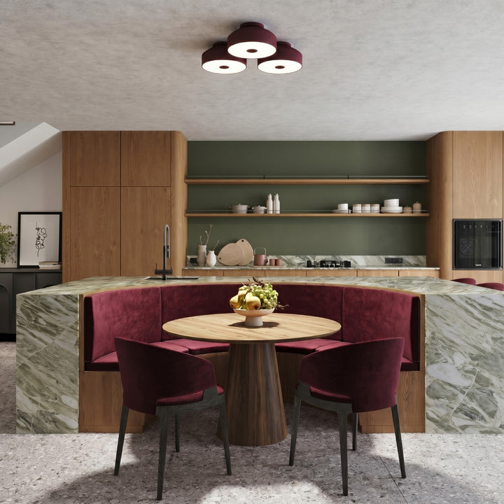 Loftlampe OMIQ bordeaux